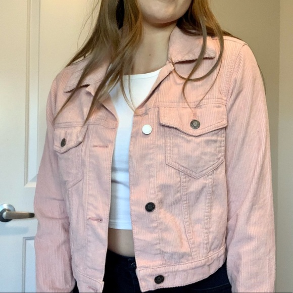 Hollister Pink Corduroy Jacket - Picture 3 of 9